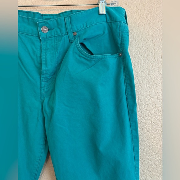 7 for all Mankind Women’s Teal Bootcut Pants Size 33 - Picture 5 of 12